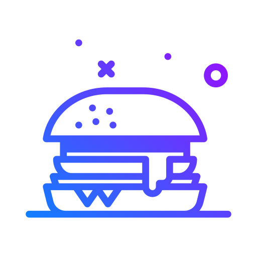 Vegan burger Generic Gradient icon