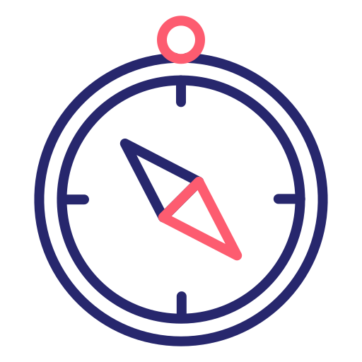 kompas Generic Outline Color ikona