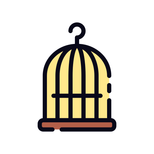Cage Good Ware Lineal Color icon