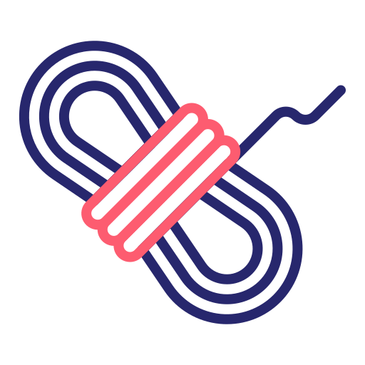 ロープ Generic Outline Color icon