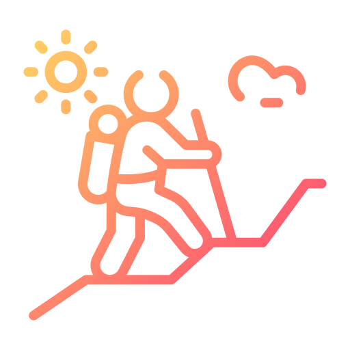 turystyka piesza Good Ware Gradient ikona
