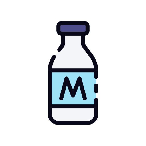 Бутылка молока Good Ware Lineal Color иконка