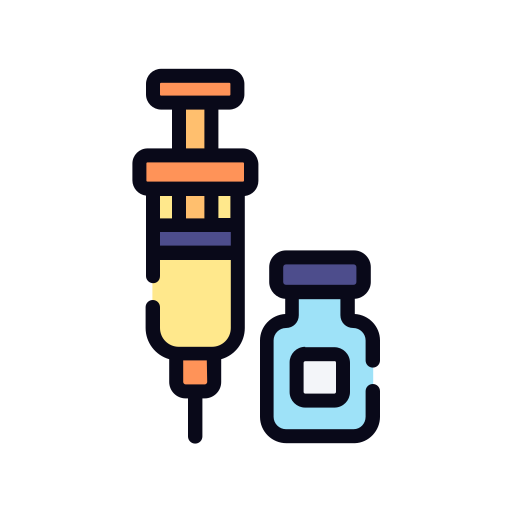 vacuna Good Ware Lineal Color icono