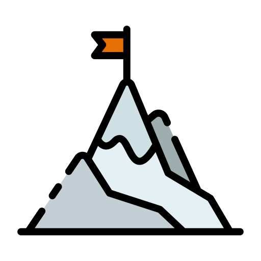 montaña Good Ware Lineal Color icono