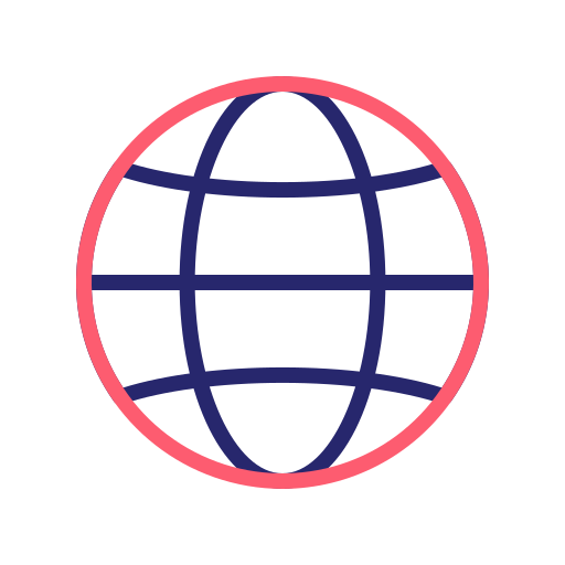 World Generic Outline Color icon