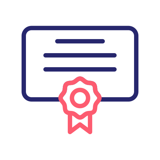 인증 Generic Outline Color icon