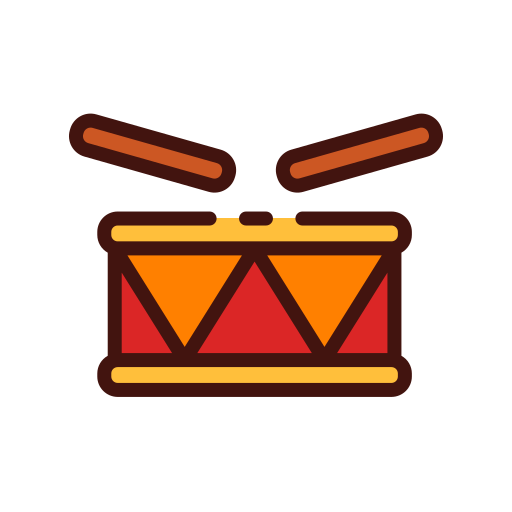Drum Good Ware Lineal Color icon