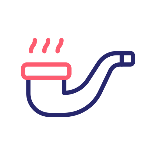Smoking pipe Generic Outline Color icon