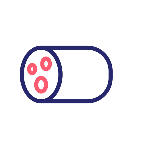 サラミ Generic Outline Color icon