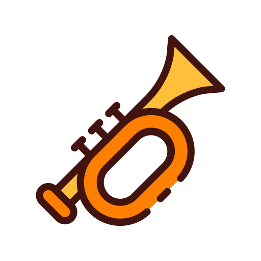 trompeta Good Ware Lineal Color icono
