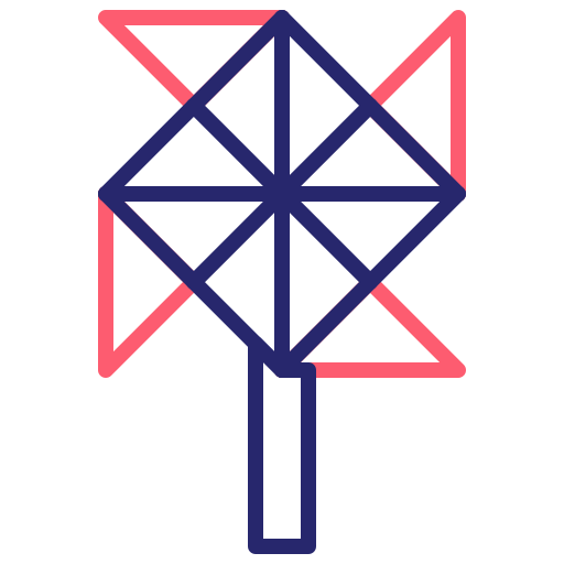 pinwheel Generic Outline Color icoon