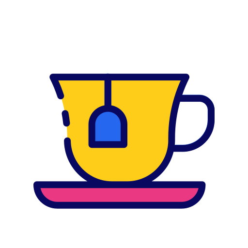 tasse à thé Good Ware Lineal Color Icône