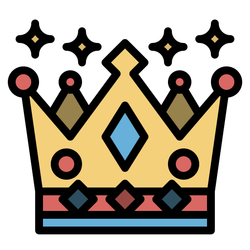 król Generic Outline Color ikona