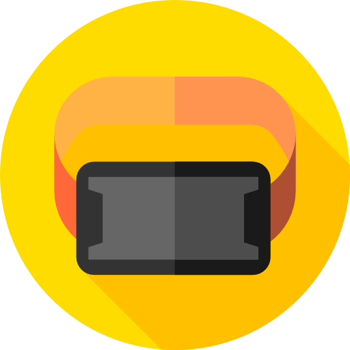 Augmented reality Flat Circular Flat icon