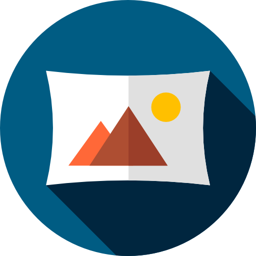 パノラマ Flat Circular Flat icon