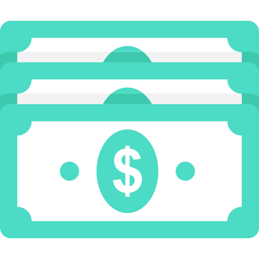 geld Flat Color Flat icon