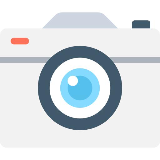 カメラ Flat Color Flat icon