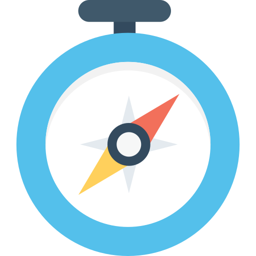 kompass Flat Color Flat icon