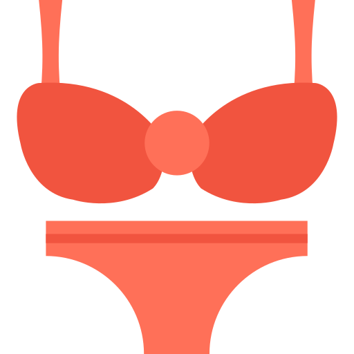 Bikini Flat Color Flat icon