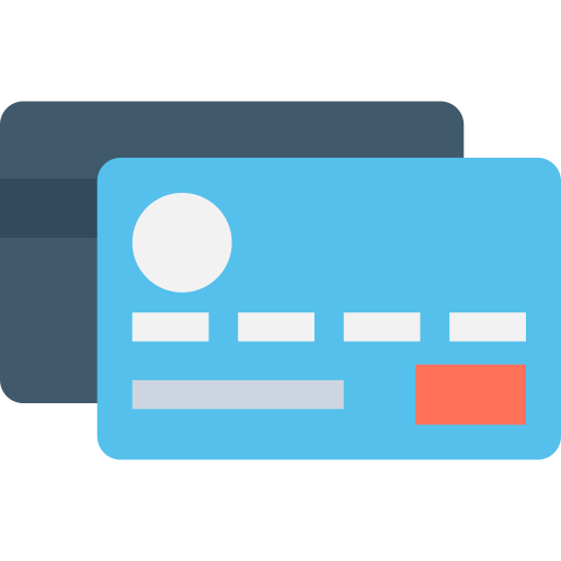 kreditkarte Flat Color Flat icon