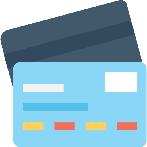 kreditkarte Flat Color Flat icon