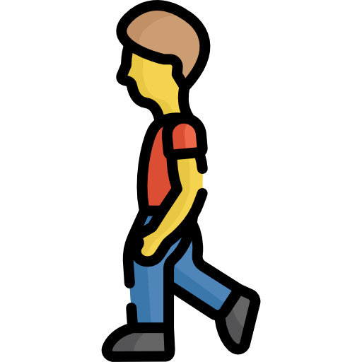 caminar Special Lineal color icono