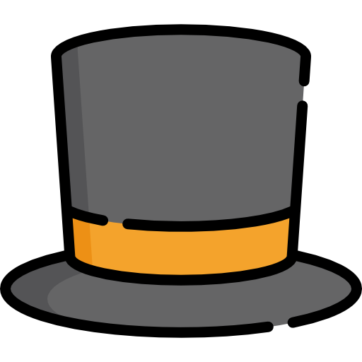 sombrero de copa Special Lineal color icono