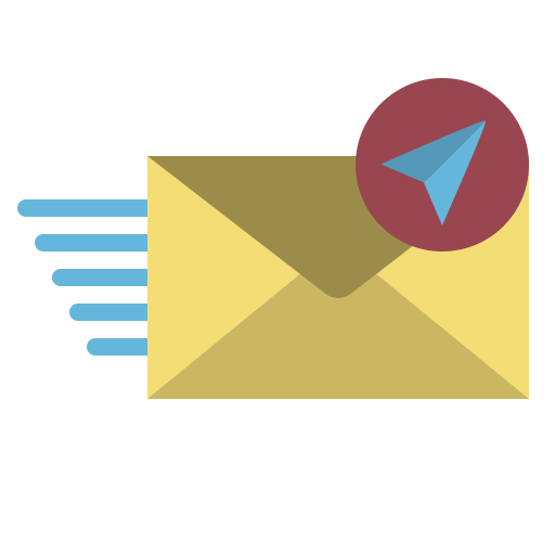 メールを送信する Generic Flat icon