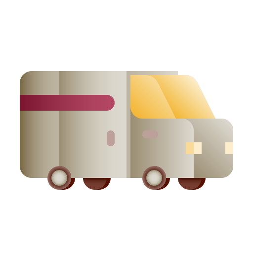 furgoneta de reparto Generic Flat Gradient icono