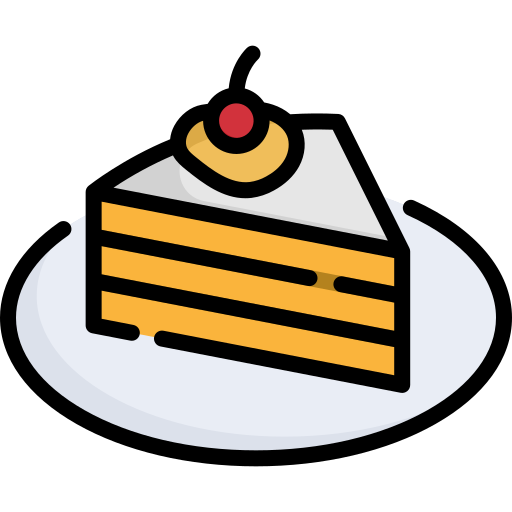 ケーキの一部 Generic Outline Color icon
