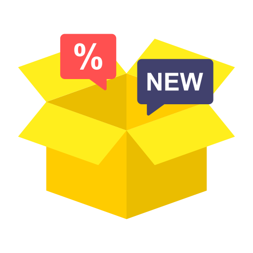 New product Generic Flat icon