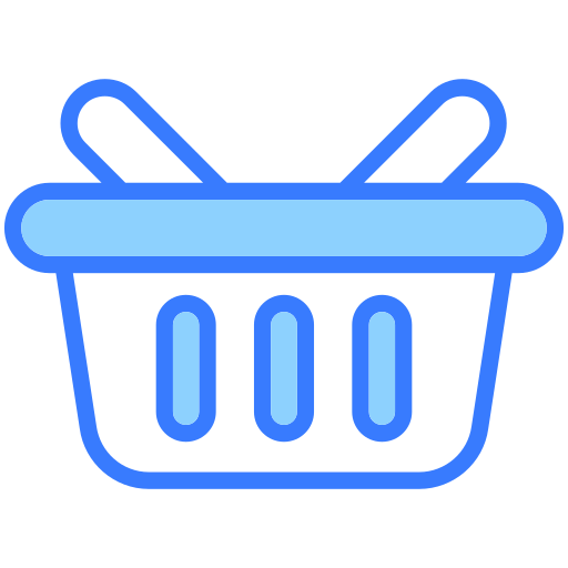 Shopping basket Generic Blue icon