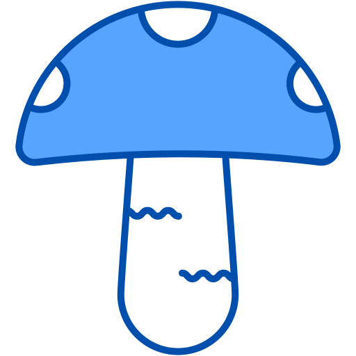 Mushroom Generic Blue icon