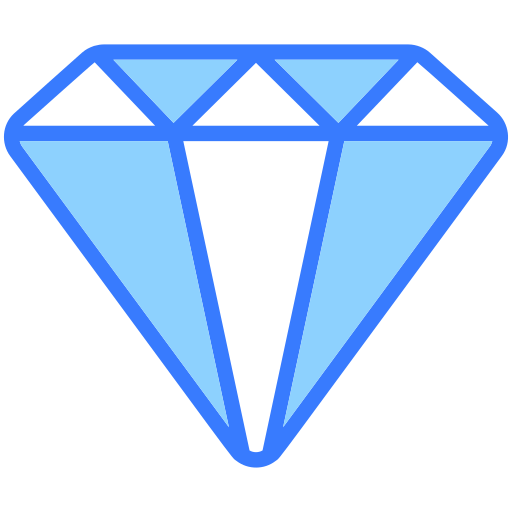 Diamond Generic Blue icon