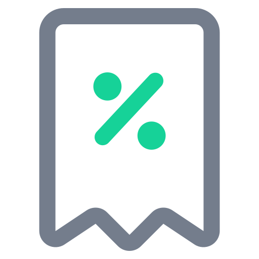 Receipt Generic Outline Color icon