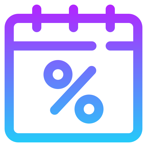 calendario Generic Gradient icona