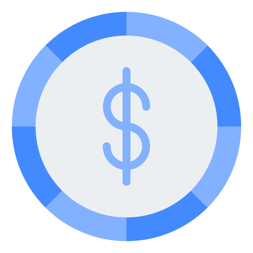 コイン Generic Blue icon