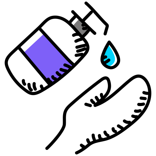 alcohol en gel Generic Hand Drawn Color icono