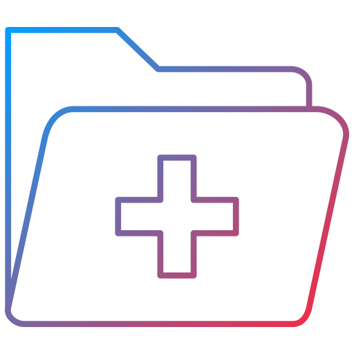 Medical folder Generic Gradient icon