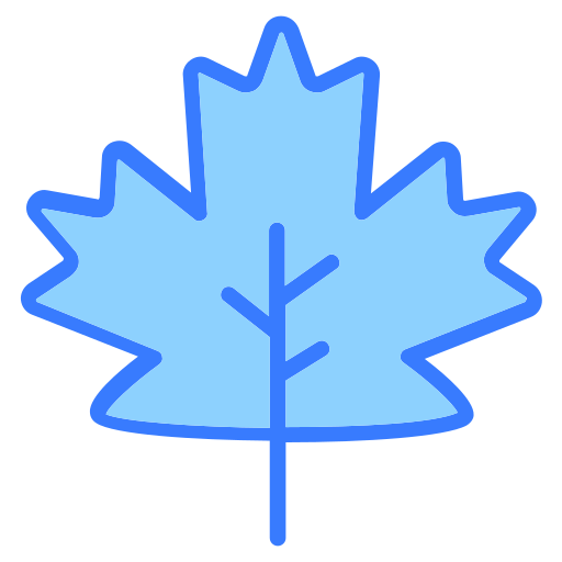 마른 잎 Generic Blue icon
