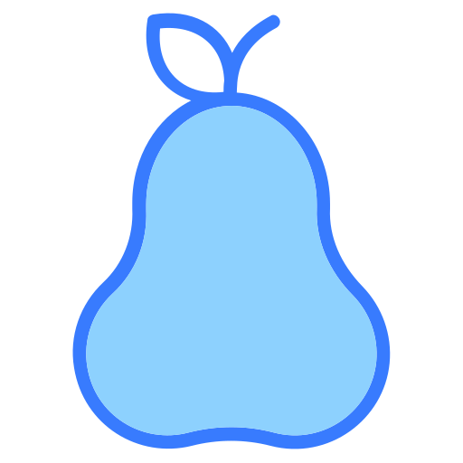 poire Generic Blue Icône