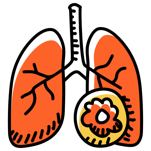 Pneumonia Generic Hand Drawn Color icon