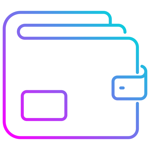 Wallet Generic Gradient icon