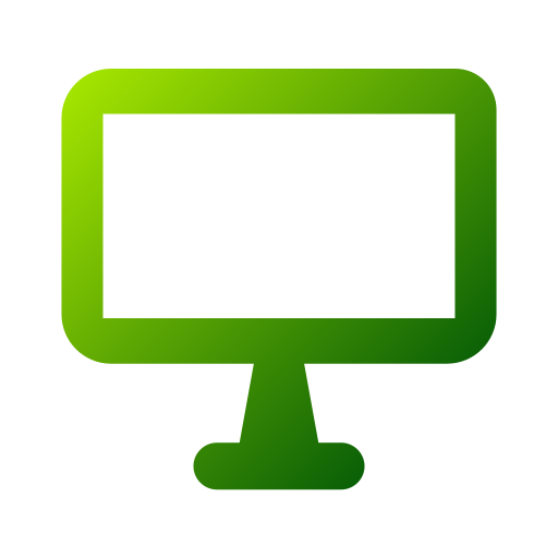 デスクトップ Generic Flat Gradient icon