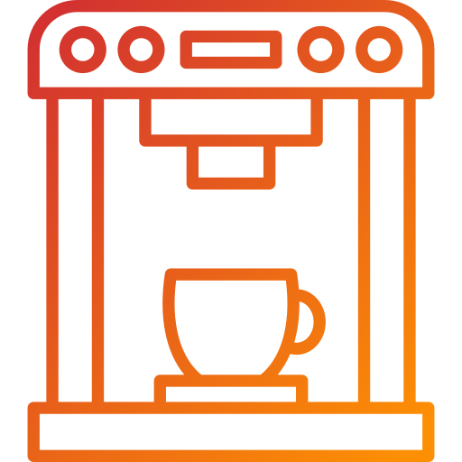 macchina per il caffè Generic Gradient icona