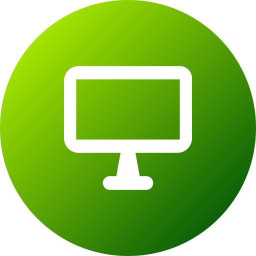 デスクトップ Generic Flat Gradient icon