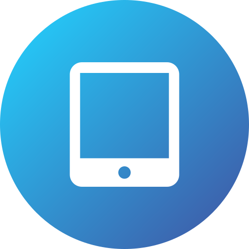 タブレット Generic Flat Gradient icon