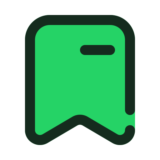 lesezeichen Generic Outline Color icon