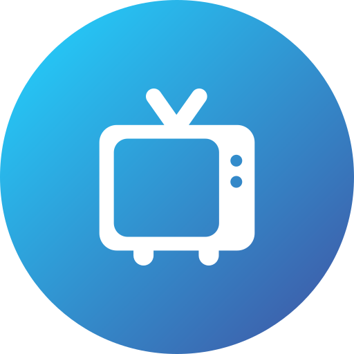 Television Generic Flat Gradient icon