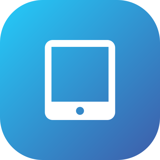 tablet Generic Flat Gradient icoon